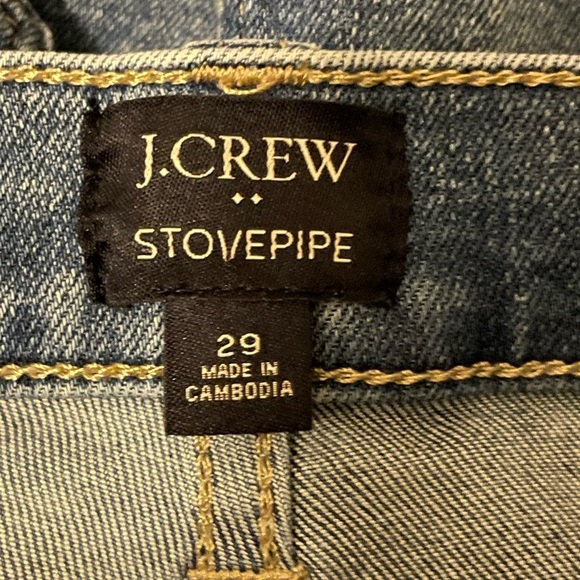 J Crew Stovepipe Jean Blue Size 29 - Picture 12 of 14